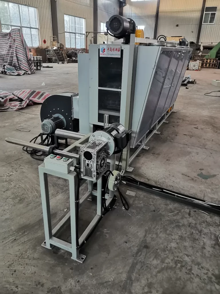 Nätbälte typ gummifilm Batch-off kylningslinje